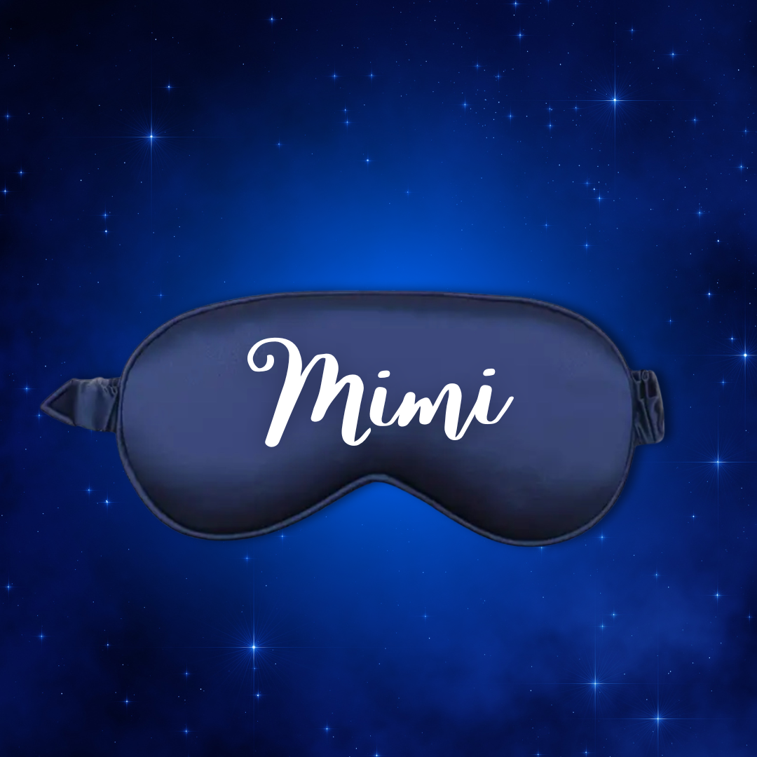 Masque de nuit bleu marine personnalisé - Boxes Universe