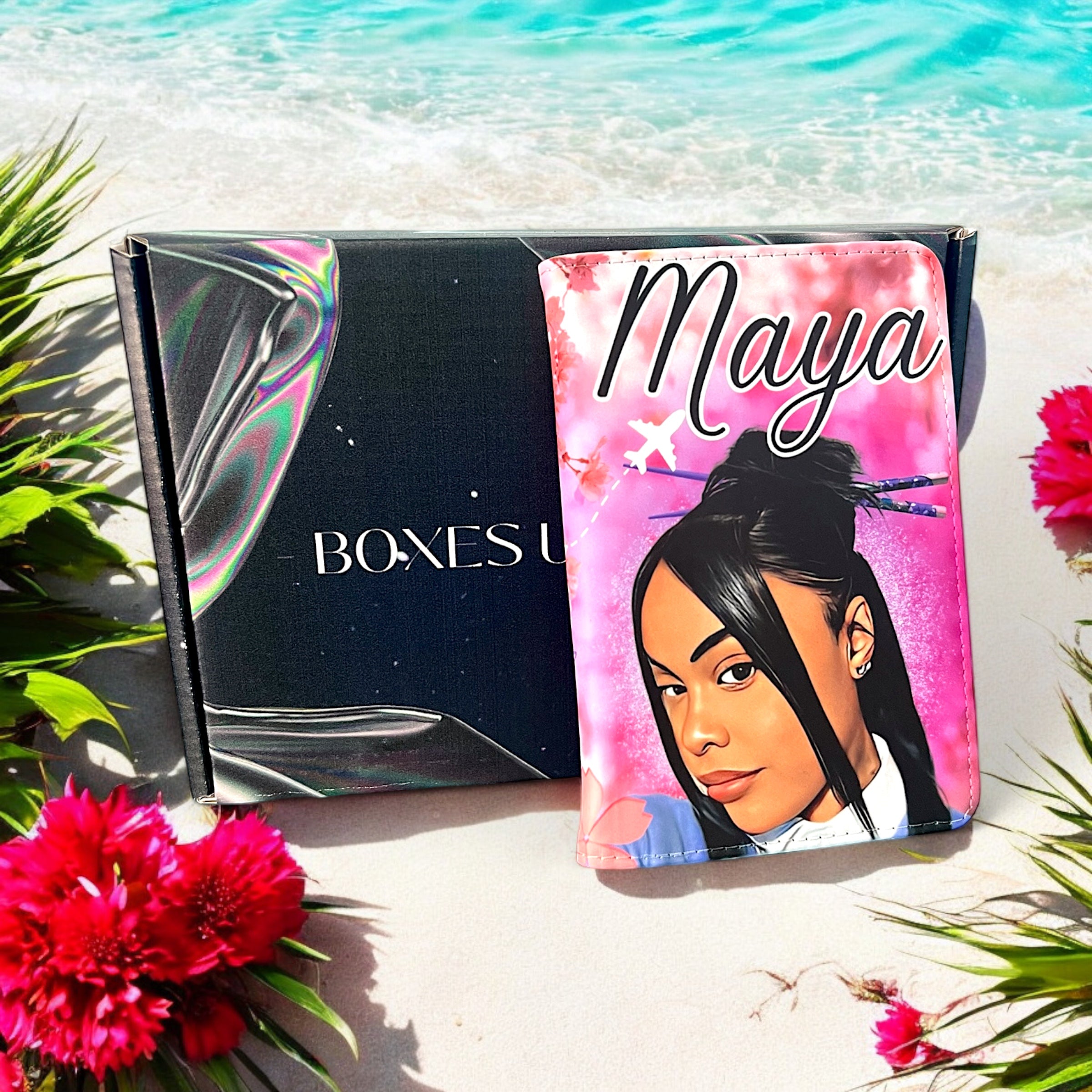 Protège passeport personnalisé Maya - Boxes Universe