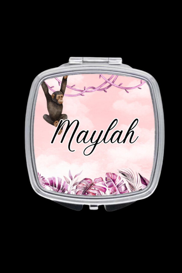 Miroir Pinky Monkey - #PINK JUNGLE - Boxes Universe