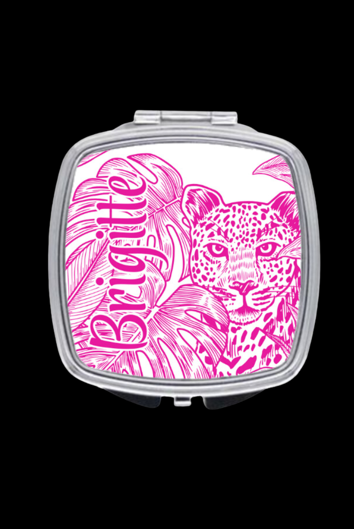 Miroir Feline - #PINK JUNGLE - Boxes Universe