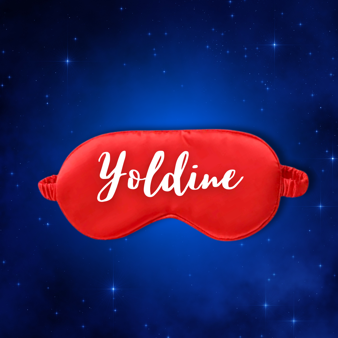 Masque de nuit rouge personnalisé - Boxes Universe