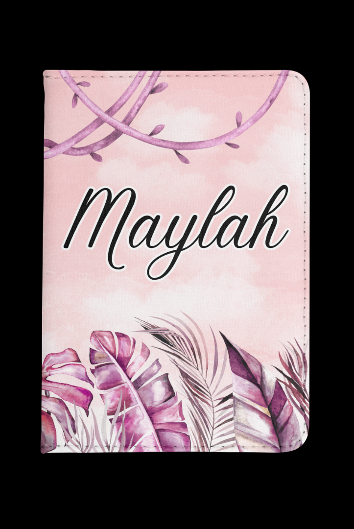 Protège passeport Pinky Monkey - #PINKJUNGLE - Boxes Universe