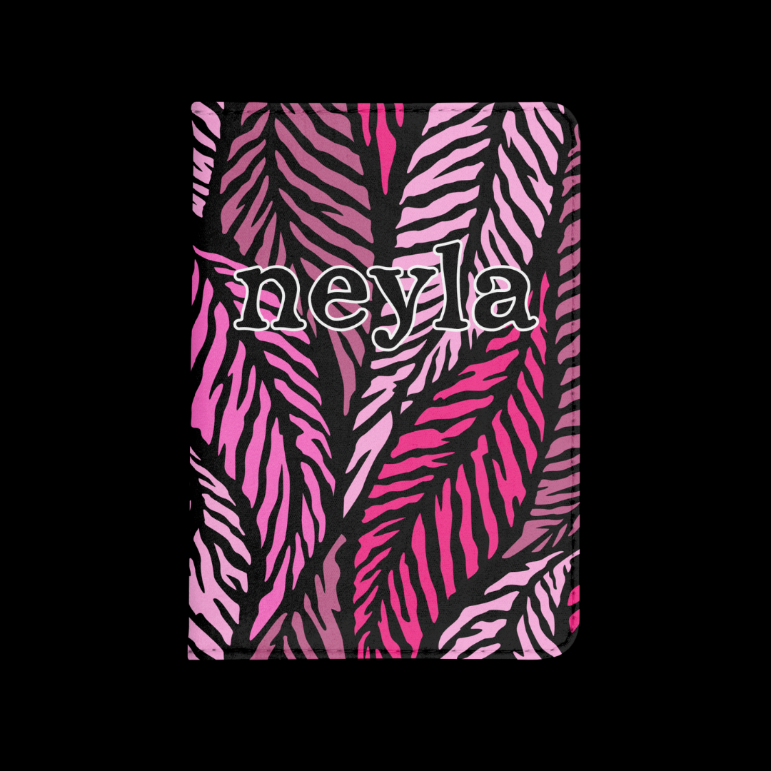 Protège passeport Jungle Leaves - #PINKJUNGLE - Boxes Universe