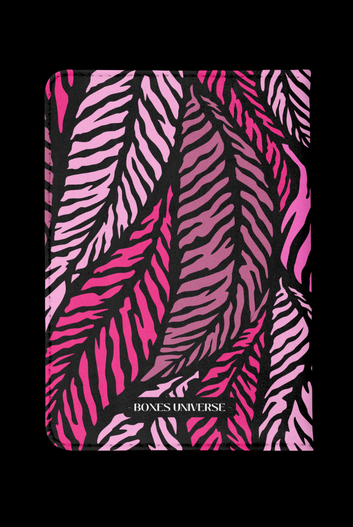 Protège passeport Jungle Leaves - #PINKJUNGLE - Boxes Universe