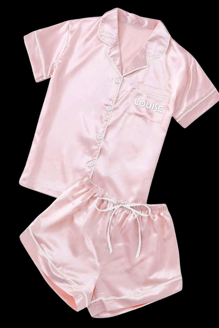 Pyjama rose poudré - #PINKJUNGLE - Boxes Universe