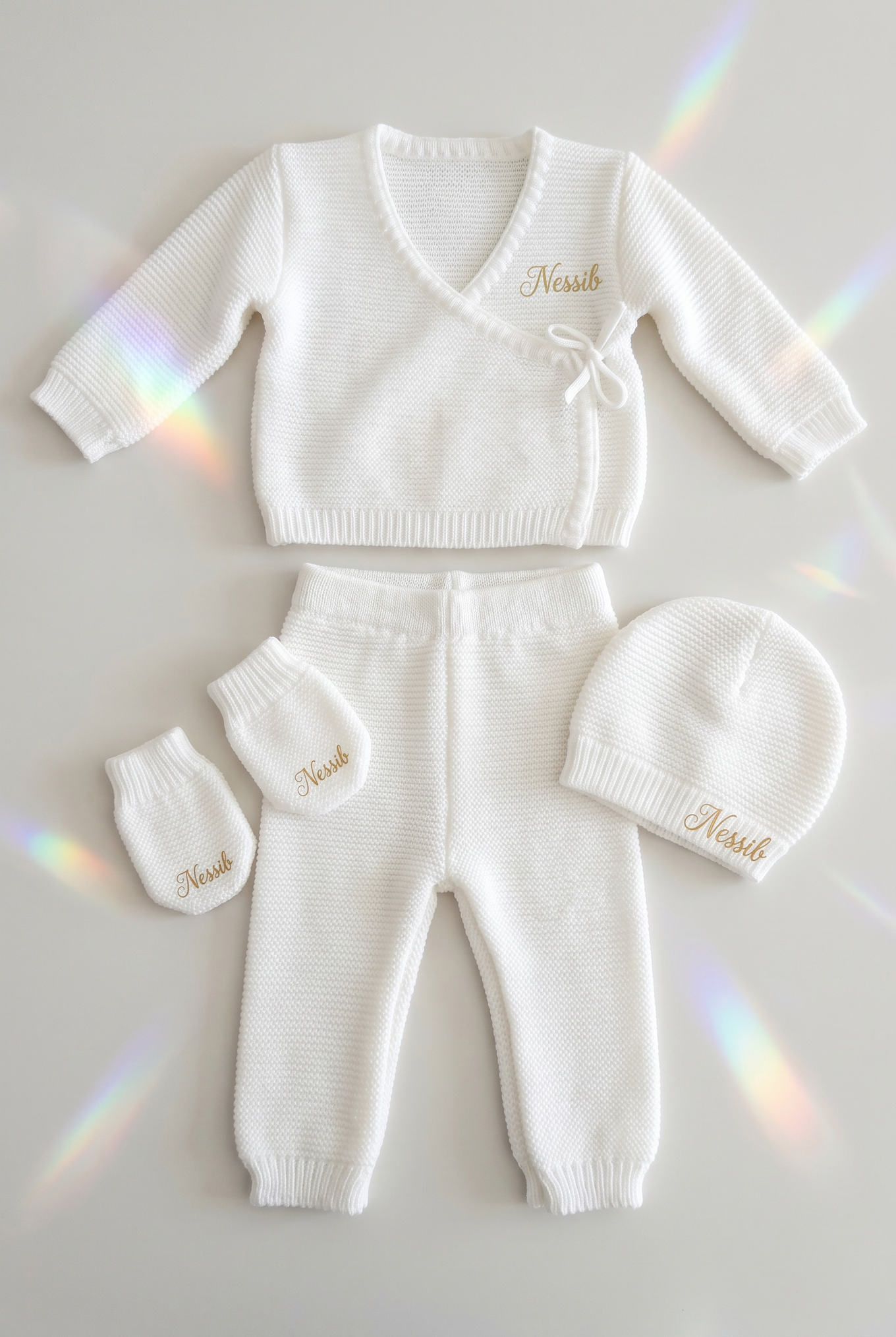 Coffret de Naissance Cloudy Blanc Personnalisé - Boxes Universe