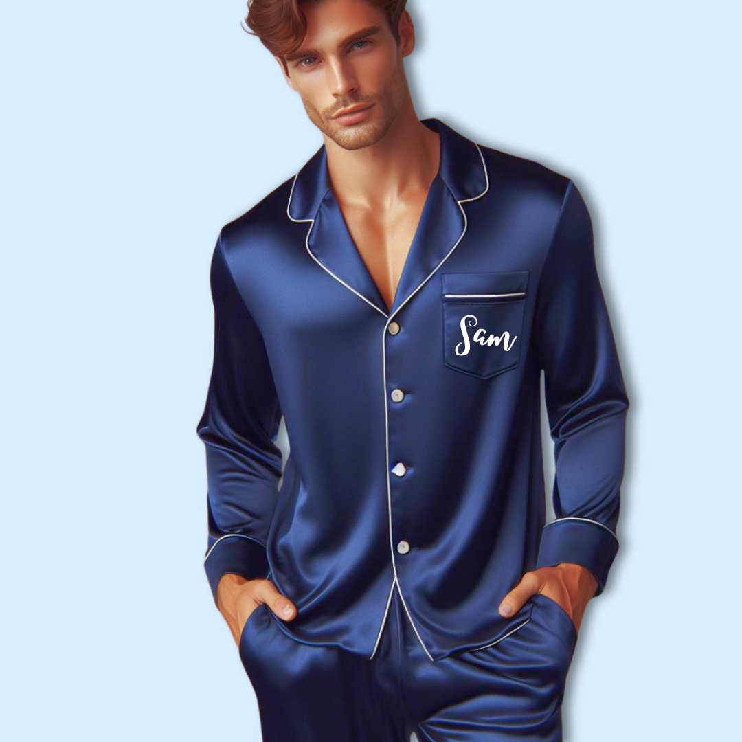 Pyjama homme - Bleu nuit - Boxes Universe