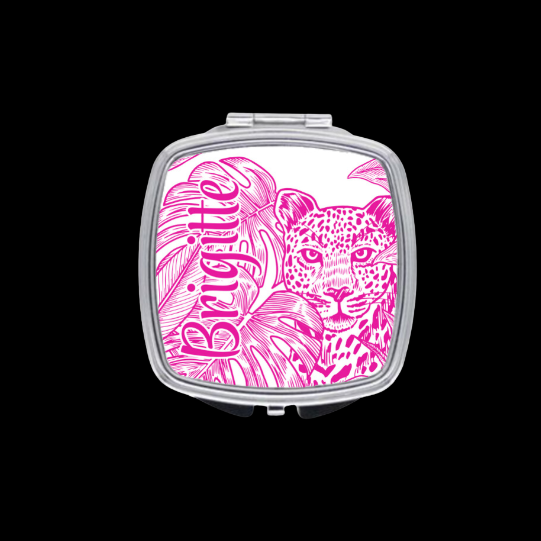 Miroir Feline - #PINK JUNGLE - Boxes Universe