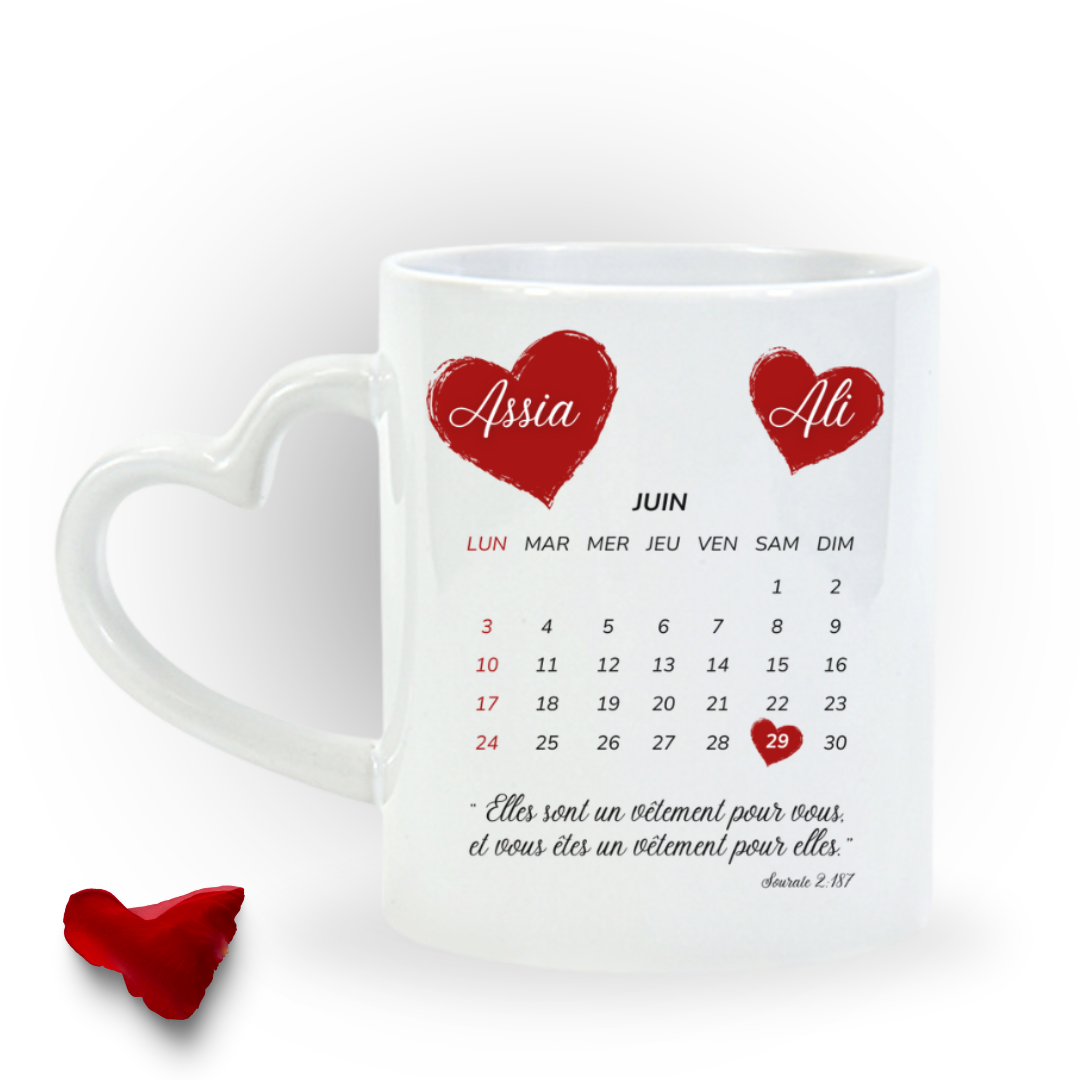 Mug date d'amour - #COSMICLOVE - Boxes Universe