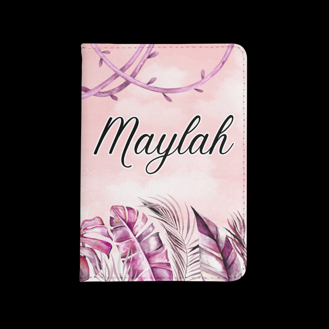 Protège passeport Pinky Monkey - #PINKJUNGLE - Boxes Universe