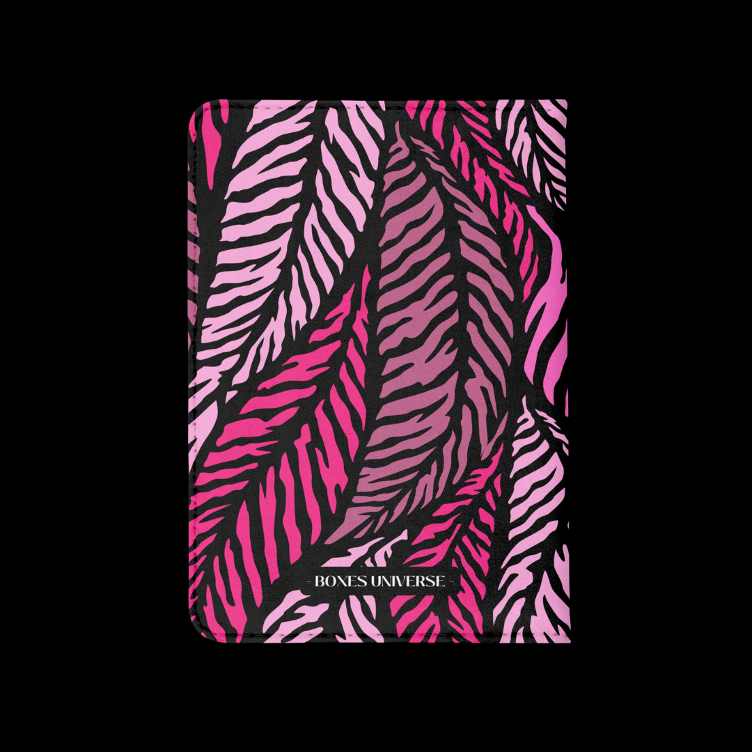 Protège passeport Jungle Leaves - #PINKJUNGLE - Boxes Universe