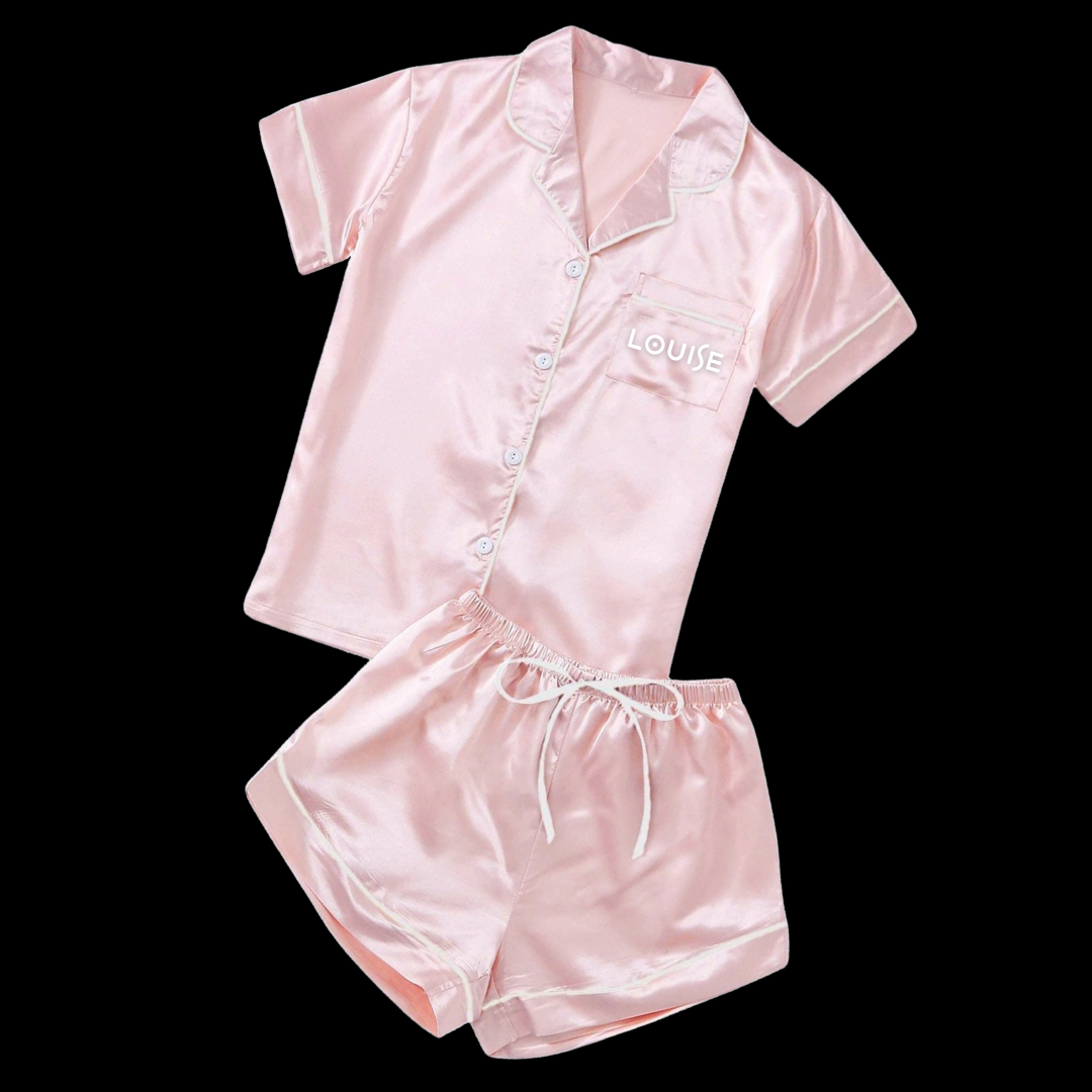 Pyjama rose poudré - #PINKJUNGLE - Boxes Universe