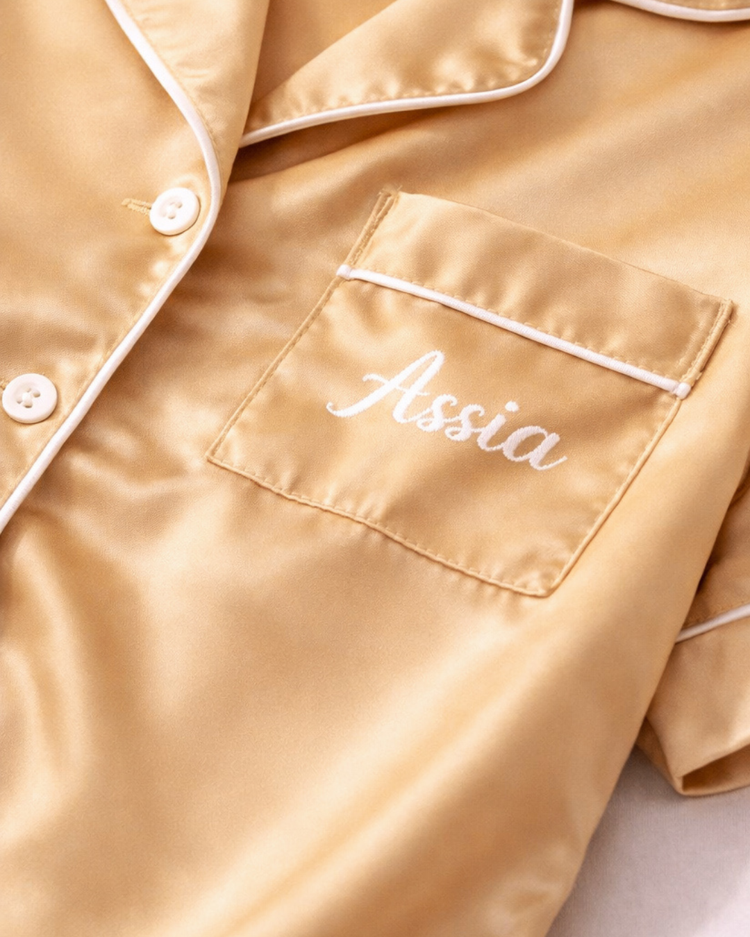 Pyjama personnalisé femme - champagne - Boxes Universe