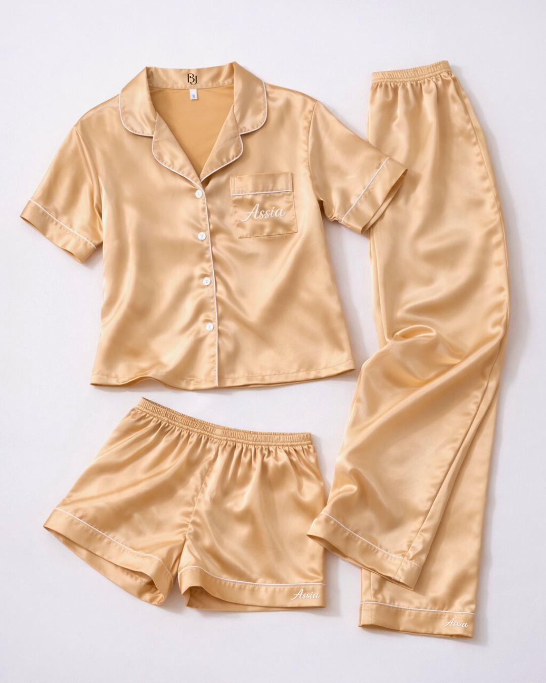 Pyjama personnalisé femme - champagne - Boxes Universe