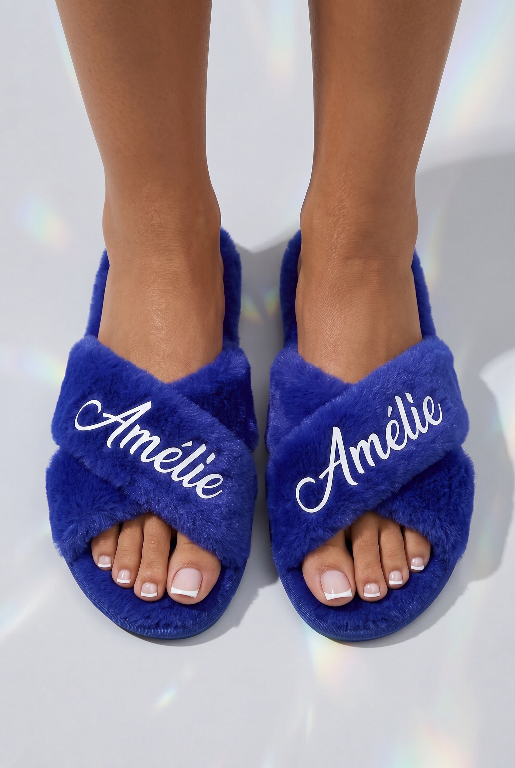 Chaussons Bleus Personnalisés - Boxes Universe