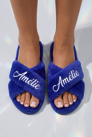 Chaussons Bleus Personnalisés - Boxes Universe