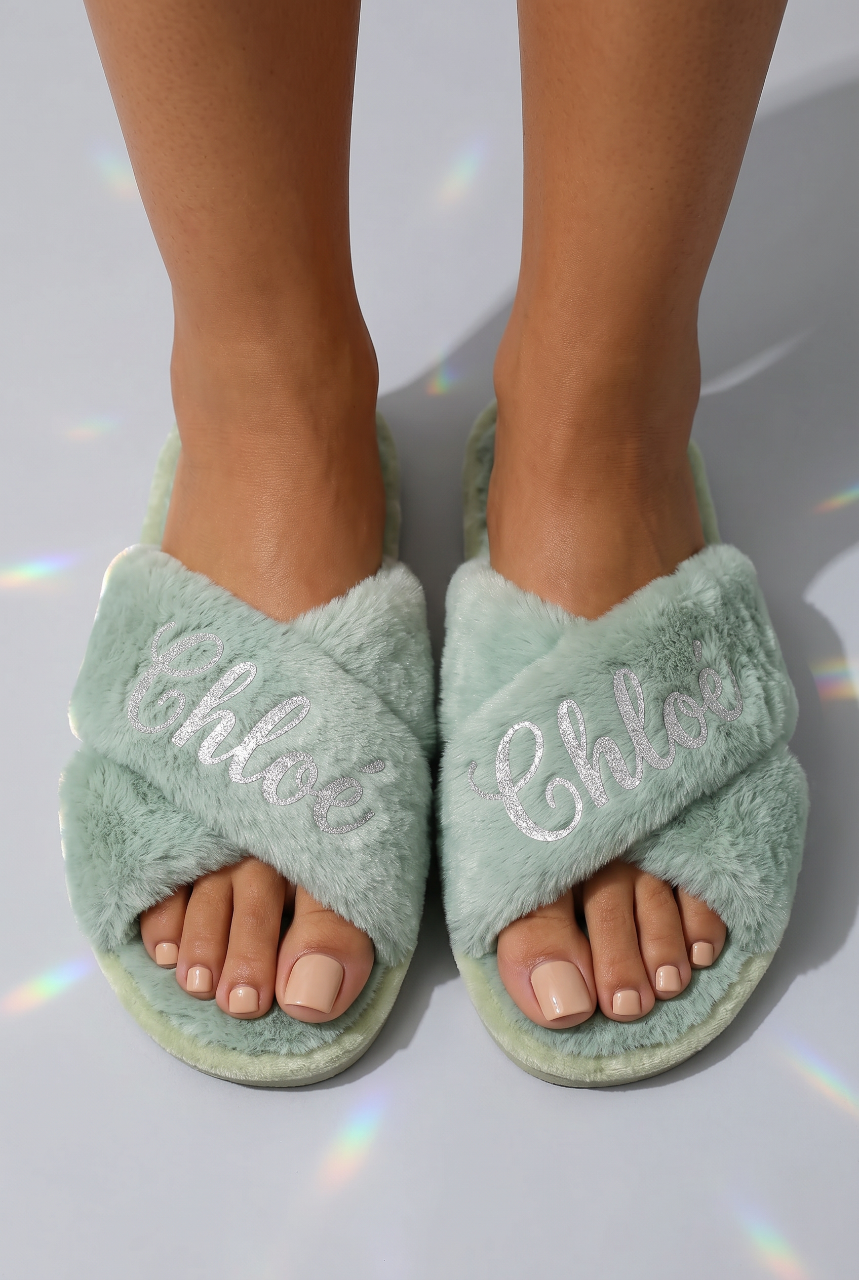 Chaussons Vert Personnalisés - Boxes Universe