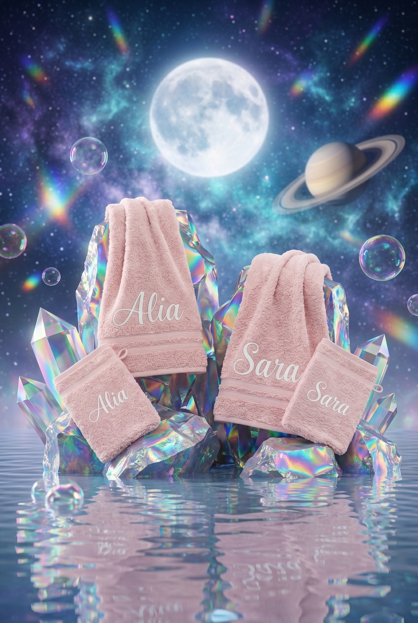 Bath Duo Rose Personnalisée - Boxes Universe