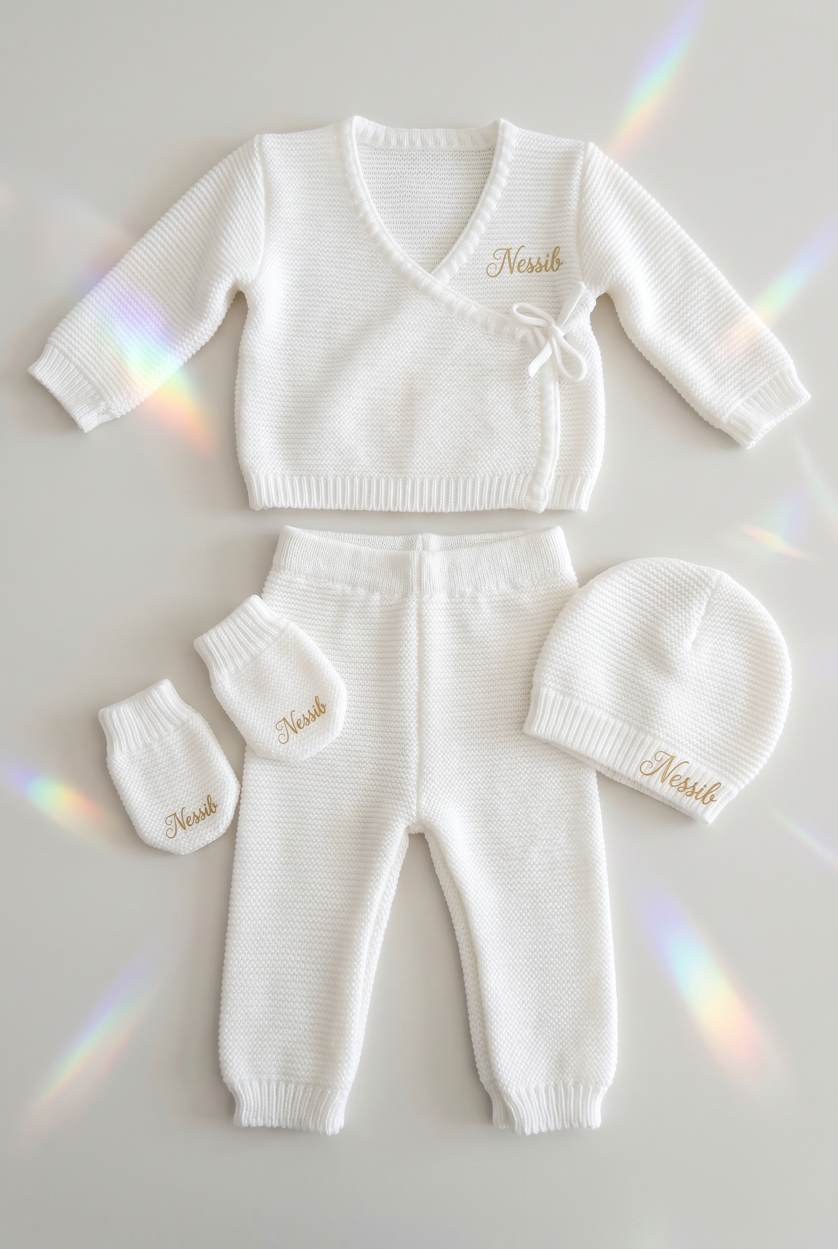 Coffret de Naissance Cloudy Blanc Personnalisé - Boxes Universe