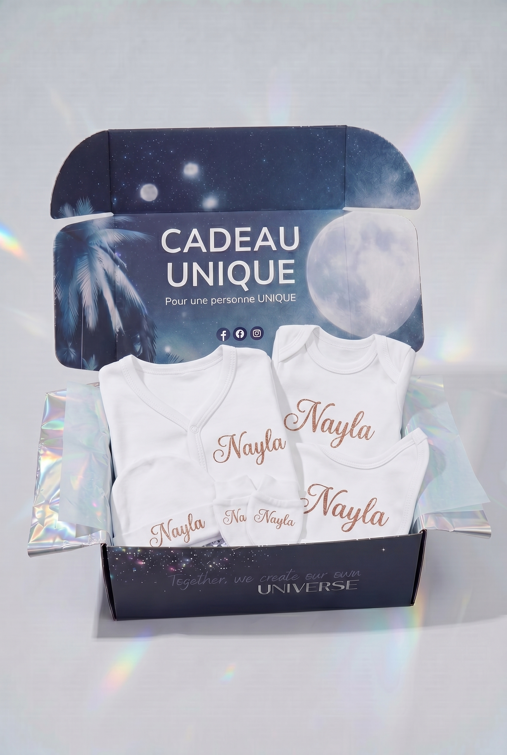 Coffret Little Star 5 pièces personnalisé - Boxes Universe