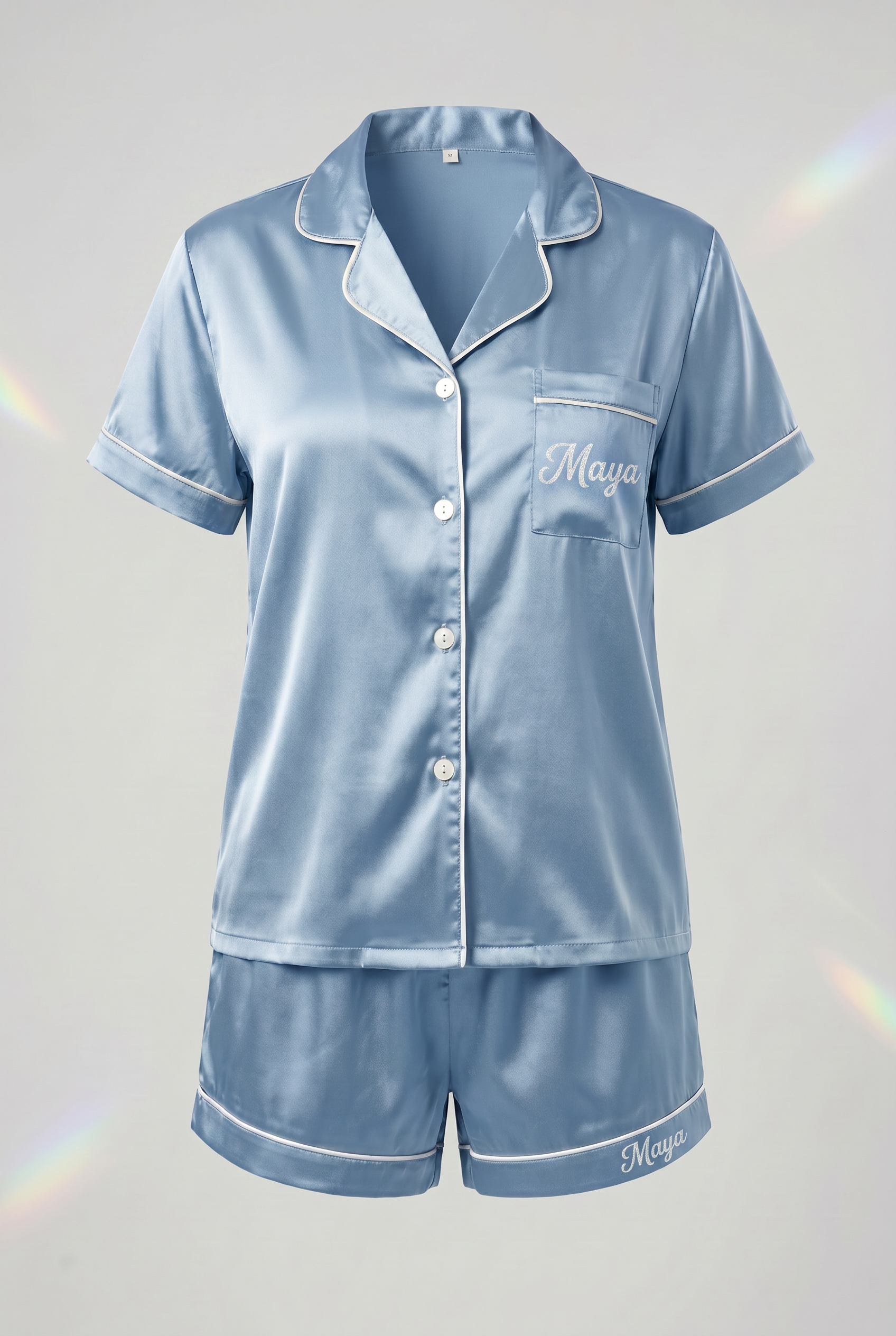 Pyjama 2 Pièces Bleu Personnalisé - Boxes Universe