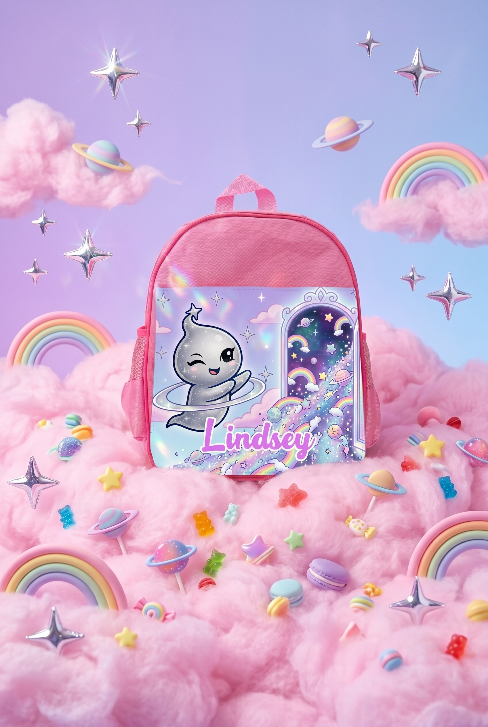 Sac À Dos Rose Lüora Personnalisé - Boxes Universe