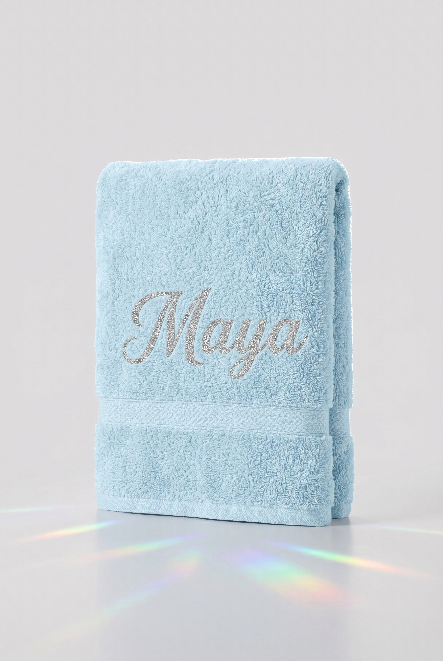 Serviette Bleue Personnalisée - Boxes Universe