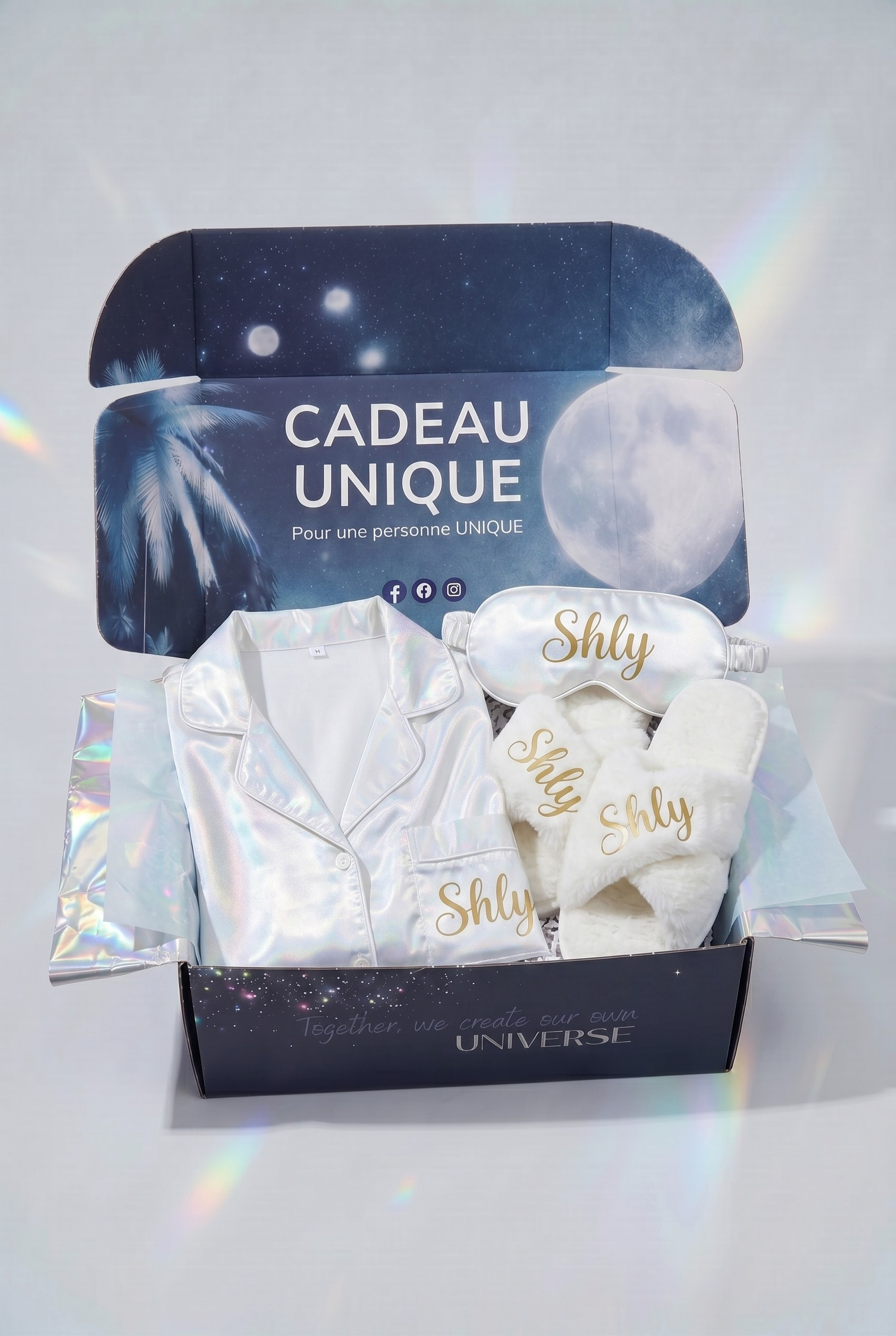 Sleeping Box Blanche Personnalisée - Boxes Universe