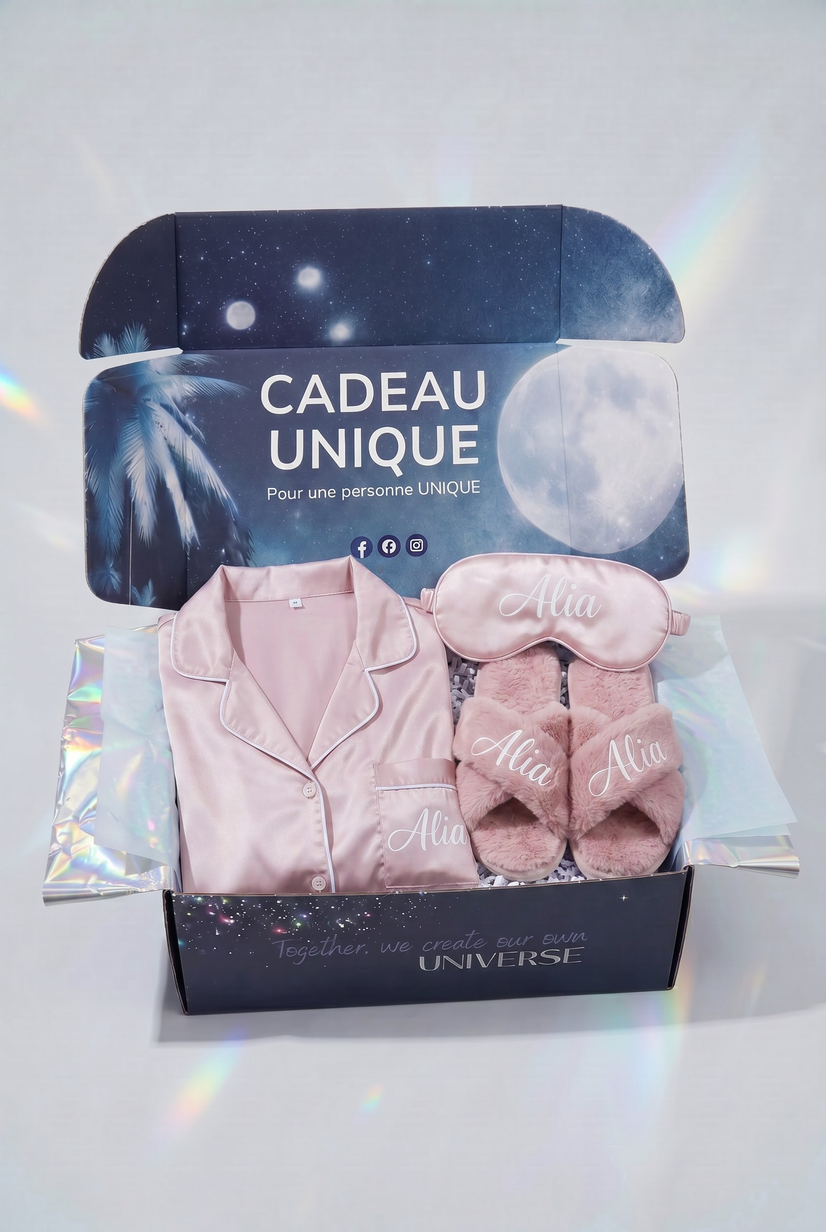 Sleeping Box Rose Personnalisée - Boxes Universe