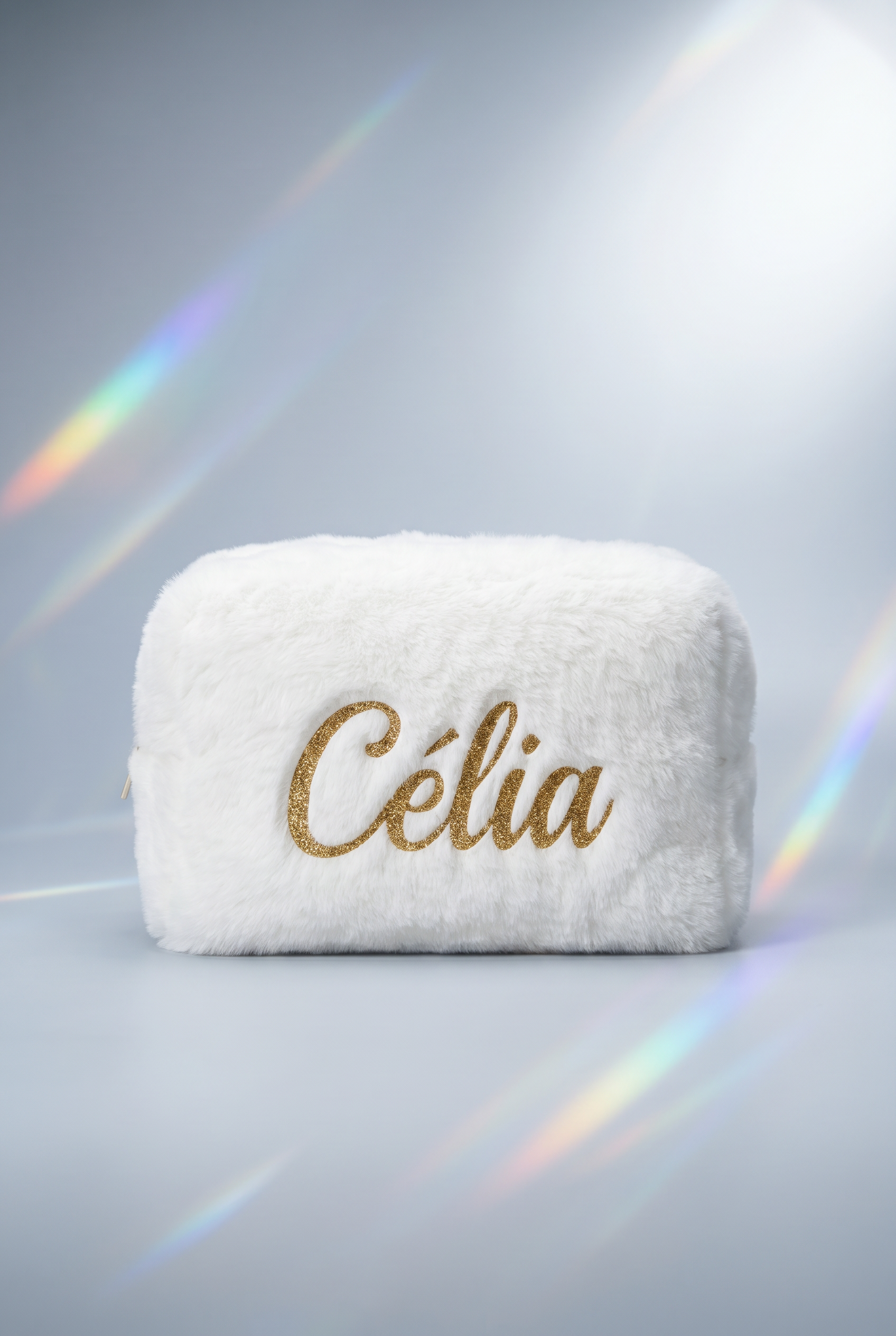 Trousse de toilette fluffy personnalisée - Boxes Universe