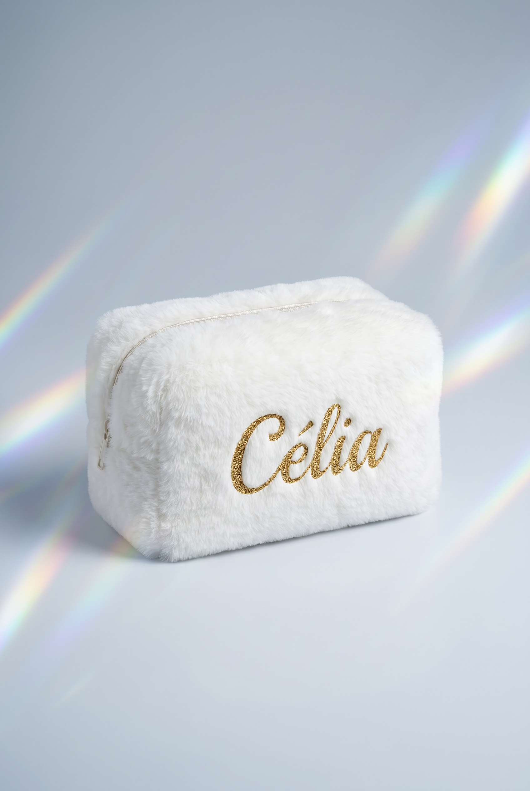 Trousse de toilette fluffy personnalisée - Boxes Universe